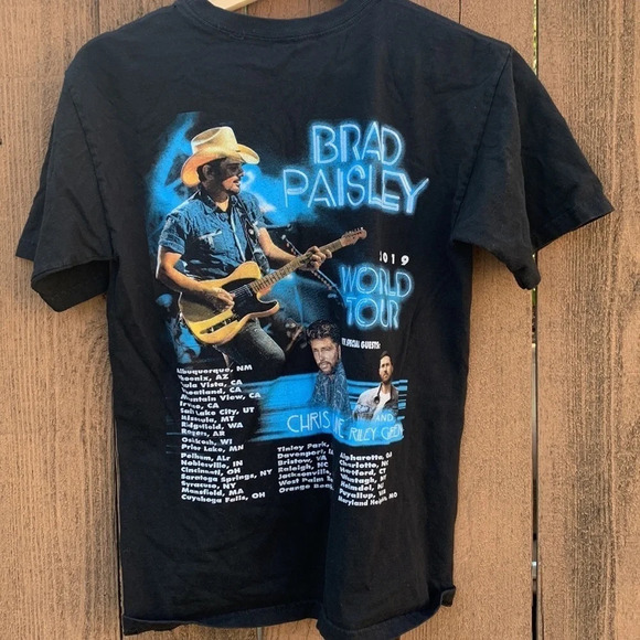 BRAD Paisley 2019 concert small T-shirt - Picture 3 of 3